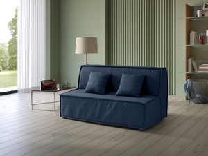 EVERGREENWEB Sofá Cama de 2 Plazas con Colchón de 160x190 cm y 2 Almohadas Hecho en Italia, Funda Extraíble y Lavable, Cama Plegable ELLEN - Product Image 5