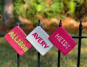 Monedero Deportivo de Nylon con Cuentas Hechas a Mano, Color Personalizado, con Cierre de Cremallera, para el Día del Partido, Promocional - Product Image 5