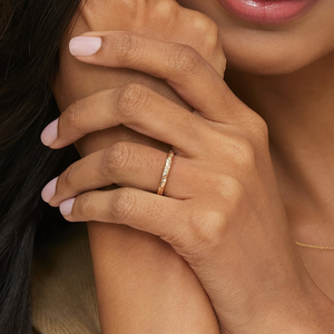 แหวนเพชรมอยส์ซอไนต์สำหรับงานแต่งงานและงานครบรอบหรูหราพร้อมหินกลม925สีเงินสเตอร์ลิงหรือทอง14K - Product Image 3