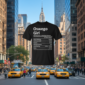 Maglietta Oswego Girl Ny New York City Home Roots Usa - Product Image 3