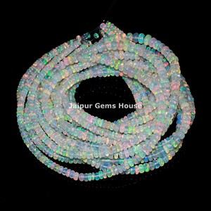 Venta caliente Natural etíope Welo Opal Cuentas de piedras preciosas sueltas Multi Fire para collar Fabricación de pulseras - Product Image 2