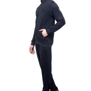 Custom Sportswear Long Sleeve <b>Terry</b> Fabric Men Tracksuit / Hot Selling <b>Bulk</b> Quantity Plain Men Tracksuit - Product Image 1