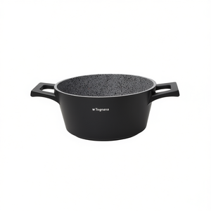 Cacerola Antiadherente de Aluminio AMBIZIOSA, Color Negro Piedra Gris, 20 cm, Modelo WL7915BGRTG de Tognana - Product Image 2