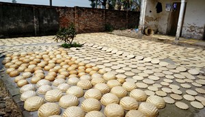 Round Flat Winnowing Bamboo Storage <b>Basket</b>-<b>Foldable</b> Eco-Friendly Food Storage <b>Basket</b> Cheap Price for Home & Restaurant Use - Product Image 6