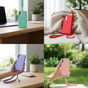 Étui de téléphone DAM avec cordon pour iPhone 16 - Style original, plusieurs couleurs - Product Image 3