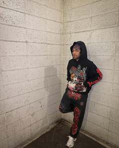 Survêtements imprimés légers de haute qualité sur mesure pour unisexe décontracté élégant coupe régulière ensembles de jogging 2 pièces pour hommes - Product Image 3