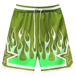 Pantalones Cortos de Baloncesto Unisex Personalizados de Alta Calidad 2026, de Poliéster Sublimado, Doble Capa, Secado Rápido, Transpirables, con Malla de Camuflaje - Product Image 1