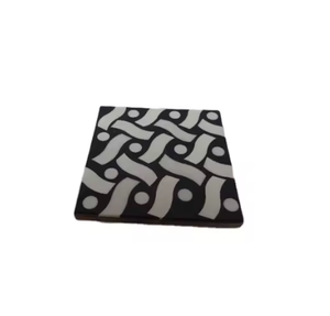 Posavasos de madera dura Premium hechos a mano, diseño de rayas oscuras, decoración de vajilla, alfombrillas y almohadillas elegantes, decoración de vajilla - Product Image 4