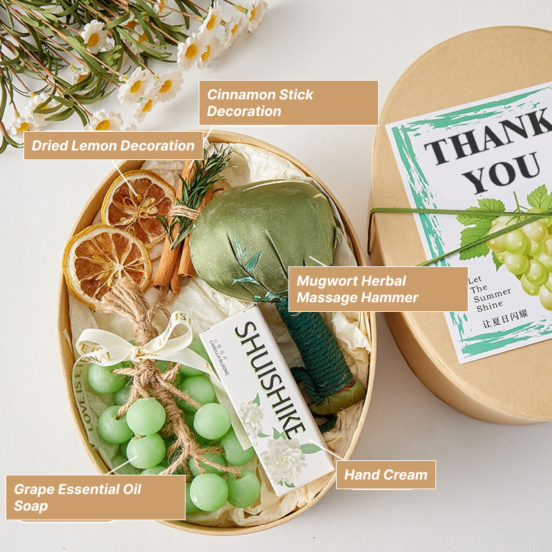 Grape essential oil soap-large gift box 6