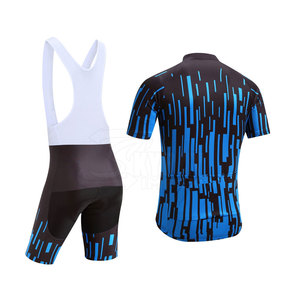 Vente de gros de maillots et shorts de cyclisme respirants personnalisés pour hommes grande taille pour uniformes d'athlètes - Product Image 3