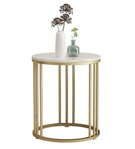 Table d'appoint moderne en fil de métal au design exquis, parfaite pour les salons et les bureaux contemporains - Product Image 2