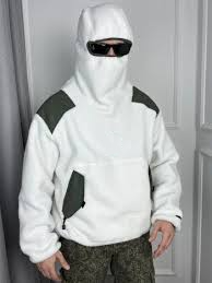 Balaclava à capuche unisexe de haute qualité 100% coton Fermeture éclair intégrale Thermique Imperméable Style urbain avec broderie 3D - Product Image 3