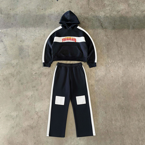 ชุดวอร์มผู้ชายแบบมีฮู้ด พิมพ์โลโก้ตามสั่ง ขายส่ง ทรงหลวม ผ้าฝ้ายฟลีซ 100% ล้างสีแบบแอซิดวอช สำหรับฤดูหนาว คุณภาพสูง เสื้อพูลโอเวอร์แบบเรียบ - Product Image 1