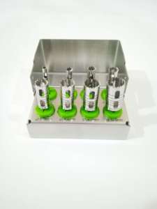 Juego de Fresas Dentales de Acero Inoxidable de Alta Calidad, 8 Piezas, Instrumentos para Implantes Dentales, Estándar de Seguridad MOL - Product Image 2