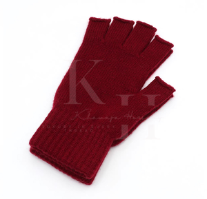 ถุงมือผ้าฝ้ายแบบไม่มีนิ้วฤดูหนาวสีทึบ-ออกแบบให้อบอุ่นได้ทุกเพศสำหรับพิมพ์ขี่จักรยานและใช้งานในทุกสภาพอากาศที่หนาวเย็น - Product Image 1