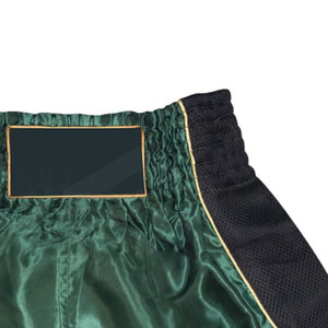 Ropa de entrenamiento de alta calidad para hombre, pantalones cortos de Muay Thai, cintura elástica, deportivo sólido, secado rápido, 100% poliéster, gran oferta - Product Image 5
