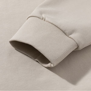 Women's Custom Crop Sweatshirt Soft Cotton <b>Fleece</b> Crewneck Pullover Winter Cropped Hoodies Embroidered Printed Designs <b>Brown</b> - Product Image 5