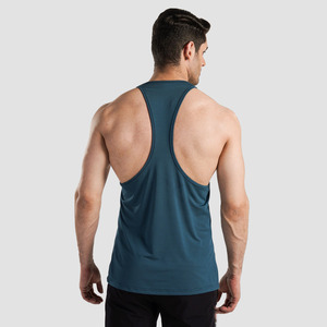 Débardeur de sport pour homme en coton de qualité supérieure, fabriqué au Pakistan, couleur vert sarcelle foncé, coupe musclée, sans manches, pour la salle de sport et le fitness - Product Image 2