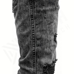 Pantalones Vaqueros de Mezclilla para Hombre 2025, Pantalones Ajustados, Vaqueros Ajustados para Hombre, Venta al por Mayor de Fábrica, Transpirables, Rectos, Servicio OEM - Product Image 5