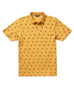 Polo de golf de alta calidad 100% algodón polo hecho a medida con estampado allover - Product Image 1
