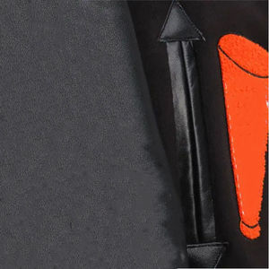 Personalizado ODM Chenille bordado cuero manga béisbol Letterman Varsity chaqueta - Product Image 5