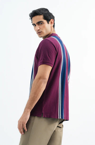 Breathable Printed Casual Men's Shirt Knitted 100% Cotton Quick Dry Anti-shrink Solid Color Short Sleeve Golf Huzaifa Products - Product Image 4