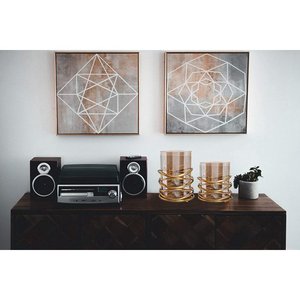 Candelabro de nido de alambre de latón, Color dorado, nuevo diseño para el hogar, sala de estar, decoración de mesa, candelabro - Product Image 5