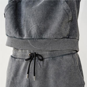 Trajes de chándal de invierno para hombre con Jersey Nuevo diseño de moda Patrón sólido Tallas grandes Logotipo personalizado Chándal más cálido - Product Image 6