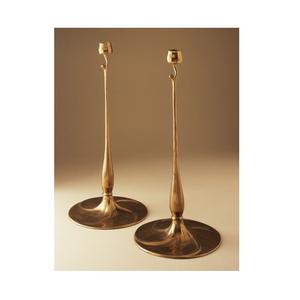 Bougeoir en métal en aluminium de finition noire pour la décoration intérieure et Noël en aluminium - Product Image 3