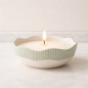 Classic White Ceramic <b>Candle</b> Vessel Wide Bowl Smooth Matte Finish Heat Resistant Durable Reusable Single Wick Elegant Home Decor - Product Image 6