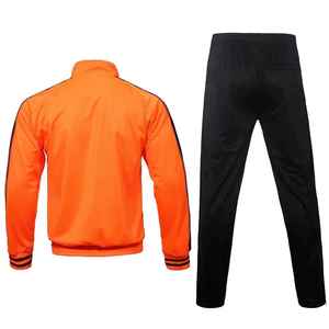 Ensemble de survêtement d'hiver décontracté 2 pièces pour homme, col montant zippé avec deux poches pour jogging ou survêtement - Product Image 2