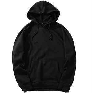 Sudadera de gran tamaño desgastada vintage al por mayor para hombre, lavada con ácido Sudadera con capucha recortada de peso pesado de 500Gsm, bordada, teñida lisa - Product Image 2