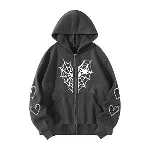 Concevez vos propres sweats à capuche d'hiver de haute qualité avec fermeture éclair en strass, 100% coton, best-seller, prix bas, dernier design pour hommes - Product Image 1