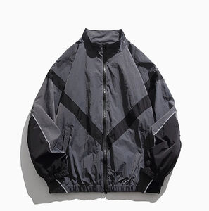 Personnalisé 2025 automne nouveau hommes couleur col montant séchage rapide extérieur lâche coupe-vent veste décontracté Coatsnow veste - Product Image 1