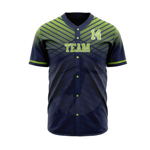 Uniforme de Béisbol de Secado Rápido con Logotipo Personalizado Impreso de Alta Calidad, Nuevo Diseño, Ropa Deportiva, Tallas Grandes, Transpirable, Venta al Por Mayor - Product Image 3