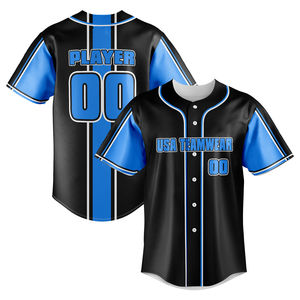 Maillot de baseball athlétique grande taille pour homme, tissu flexible, évacuation de l'humidité, respirant, pour une liberté de mouvement totale - Adultes - Product Image 6