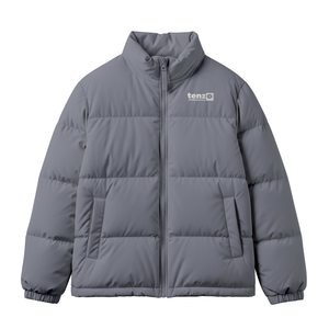 Chaqueta Acolchada con Cuello Alto, Relleno 100% Fibra de Poliéster, Ecológica, Unisex, Abrigo Cálido de Invierno, Suministro al por Mayor - Product Image 1
