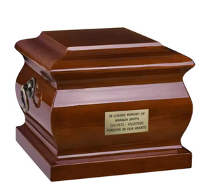 Handmade Modern Wooden Cremation <b>Urn</b> Premium <b>Large</b> Funeral Memorial Ash Box for Adults Customizable Cross Durable Handcrafted - Product Image 1