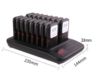 Sistema di Ordinazione <span class=keywords><strong>Wireless</strong></span> con Cercapersone Vibrante per Ristoranti, Caffetterie, Cliniche e Ospedali - Product Image 3