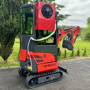 ENVÍO GRATUITO Miniexcavadora AGT QK18 de 16 HP con Cuchilla de Retroexcavación de 39 Pulgadas, Cuchara de 16 Pulgadas con Dientes, Pulgar Hidráulico de 10 Pulgadas, Aprobada por la EPA y la CE - Product Image 1