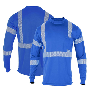 T-shirt haute visibilité 2006 à manches longues pour homme, chemises à bande réfléchissante, sécurité, vêtements d'hiver haute visibilité - Product Image 2