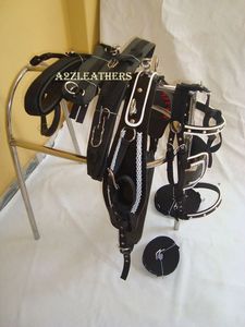 Harnais en cuir véritable de style occidental authentique avec couleur/taille/logo personnalisés TAK. Harnais de marque pour accessoires de selle occidentale - Product Image 6