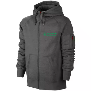 Sweat-shirts à capuche zippés pour hommes, couleur unie, coupe classique, manches standard, 100% coton molletonné/éponge française, respirant et à séchage rapide, personnalisables avec logo, vente en gros - Product Image 3
