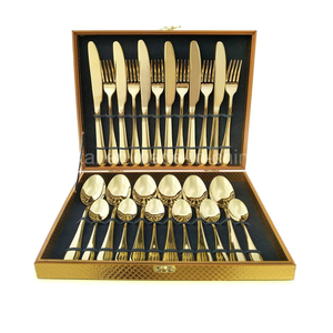 ชุดช้อนทองเหลืองแบบทำด้วยมือเซตช้อนทองเหลือง100% สำหรับห้องครัวและช้อนรับประทานอาหารบนโต๊ะและชุดพื้นบ้านโลโก้ตามสั่ง - Product Image 1