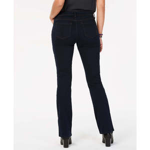 Jeans de Mujer Estilo & Co, Corte Bootcut, Talle Medio, Azul, Elásticos, Talla XL, Lavables, Ajustados, con Logotipo en la Cintura - Product Image 3