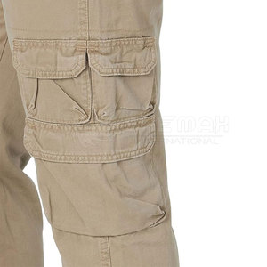Pantalones Cargo de hombre hechos a medida con su propio logotipo Patrón recto informal Último estilo - Product Image 4