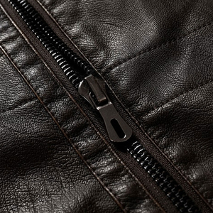 แจ็กเก็ตหนังสำหรับผู้ชาย, เสื้อแจ็คเก็ตหนังกันลมสำหรับฤดูหนาว - Product Image 4