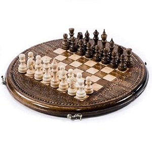 Hot Tùy Biến Rắn Gỗ Bàn Cờ Với Đơn Giản Hoàn Thành Chống-Đầu Quốc Tế Chees <span class=keywords><strong>Set</strong></span> Món Quà Trang Trí Cho Người Lớn - Product Image 4