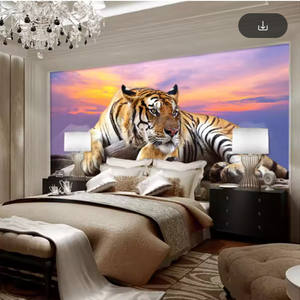 <span class=keywords><strong>Papier</strong></span> <span class=keywords><strong>peint</strong></span> de tigre de Sibérie animal de style moderne pour canapé de salon toile de fond TV <span class=keywords><strong>papier</strong></span> <span class=keywords><strong>peint</strong></span> mural personnalisé pour les murs - Product Image 3