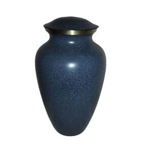 Elegante Urna Funeraria de Latón Morado para Cenizas de Adultos, Urna Decorativa de Metal para Restos Humanos. - Product Image 3